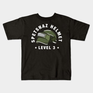 Spetsnaz Helmet Level 3 Kids T-Shirt